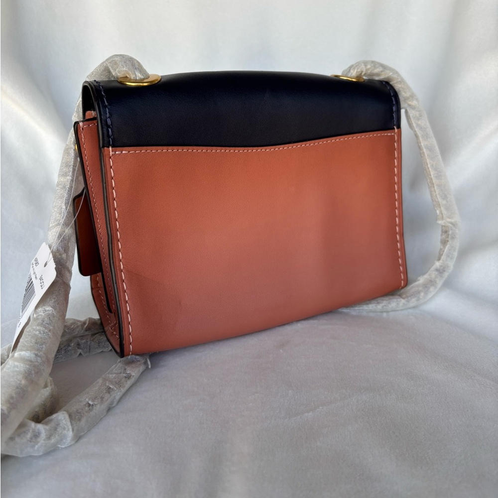 Coach Signature Colorblock Pocket Parker 18 Shoulder Bag - Picture 8 of 13